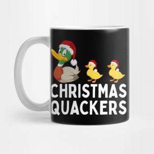 Christmas Quackers Cute Matching Family Christmas Mug